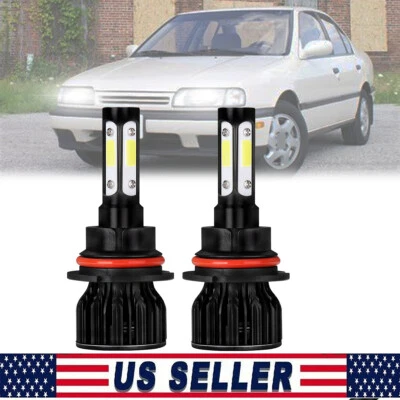 For Infiniti G20 1991-1996 6000K 2X 9004 LED Headlight High/Low Beam Bulbs Kit - Image 1 of 4