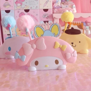 Cute My Melody Cinnamoroll Pen Holder Stationery Storage Box Desktop Decor Gift - Picture 1 of 8