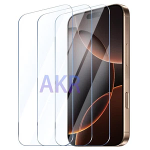3X For iPhone 16 Pro Max Premium Tempered Glass Screen Protector,Case Friendly - Picture 1 of 7