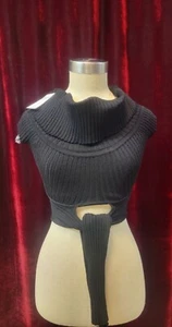 Designer brand BCBGMAXAZRIA no sleeve Women's Top Black size XXS . - Picture 1 of 6