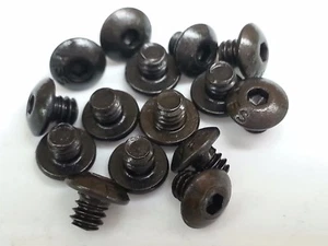 4-40 x 1/8 Button Head Socket Cap Screw Black Oxide Alloy Steel (5-10-20-40-100) - Picture 1 of 1