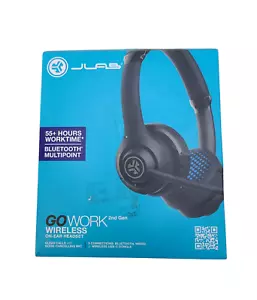 JLab Go Work Wireless Headsets with Microphone, Wired or Wireless Headphones - Picture 1 of 6