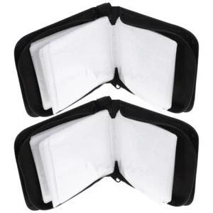 2 Pcs CD-Aufbewahrungstasche Reisen -Beutel DVD-Halter-Organizer - Afbeelding 1 van 12