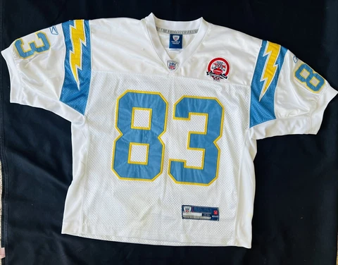 LA San Diego Chargers Vincent Jackson # 83 Stitched Jersey Size:46 By Reebok Cover
