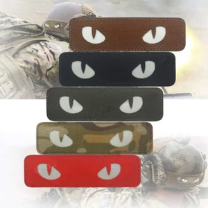 Tactical Military Combat Cats Eyes Patch Glow In The Dark Hat Decoration Patches - Picture 1 of 34
