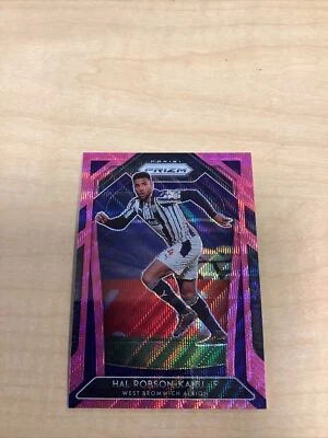 2020-21 Panini Prizm EPL Hal Robson-Kanu  #199 Hyper Pink Wave West Bromwich - Image 1 of 2