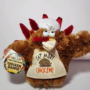 Dan Dee Turkey Eat More Chicken Musical Singing Dancing "Chicken Dance" Plush - Picture 1 of 14