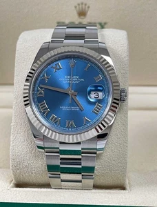 Rolex Datejust 41 126334 azul ostra romana como nuevo 2022 - Imagen 1 de 6