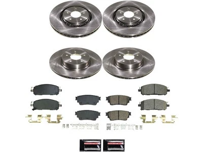 For 2022-2024 Infiniti QX60 Brake Pad and Rotor Kit Power Stop 87332PCZR - Изображение 1 из 2
