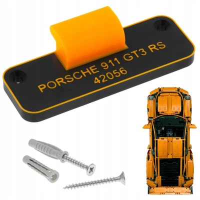Porsche 911 GT3 RS 42056 - LEGO Auto Modell Wandhalterung | SOLID