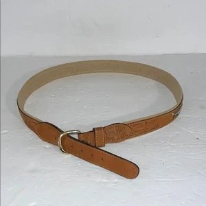 Cinturón ZEP-PRO Bordado Nubuck Escena de Pesca Exterior Vida Silvestre Talla 36 - Imagen 1 de 11