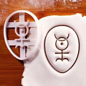 Hieroglyphic Monad Cookie Cutter - Esoteric Alchemy & Astrology Mystical Baking - Picture 1 of 5