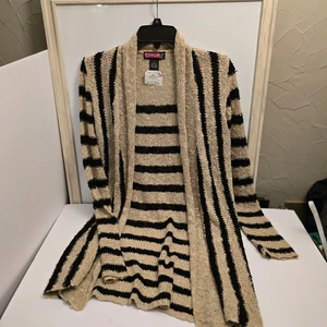 Say What leichter Pullover vorne offen Langarm Strickjacke Gr. L - Bild 1 von 3