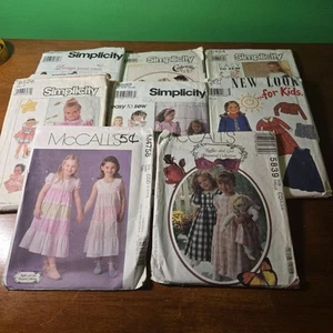 Kinder Kleid Schnittmuster Konvolut ungeprüfte Rüschen - Bild 1 von 5