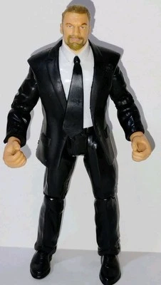 Экшн-фигурка WWE Triple H Business Suit Black Tie 2000 Mattel HHH игрушка трудно найти (C - Изображение 1 из 4