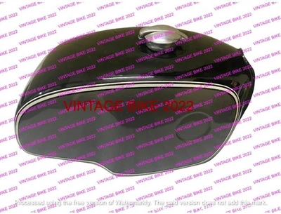 ADECUADO BMW R100 Rt Rs R90 R80 R75 Negro y Gris Acero Gas Combustible Gasolina Tapa Tanque Foto 1 de 4