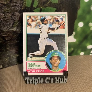 1983 O-Pee-Chee Set-Break #180 Rickey Henderson NM-MT or Better - Picture 1 of 4