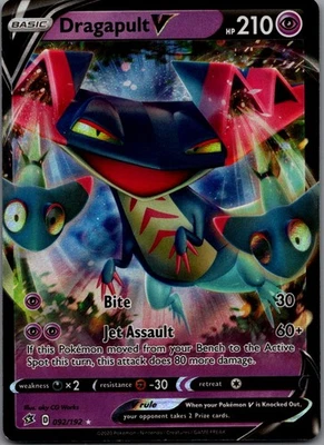 Dragapult V Ultra Rare SWSH02: Rebel Clash 092/192 NM - Image 1 of 2