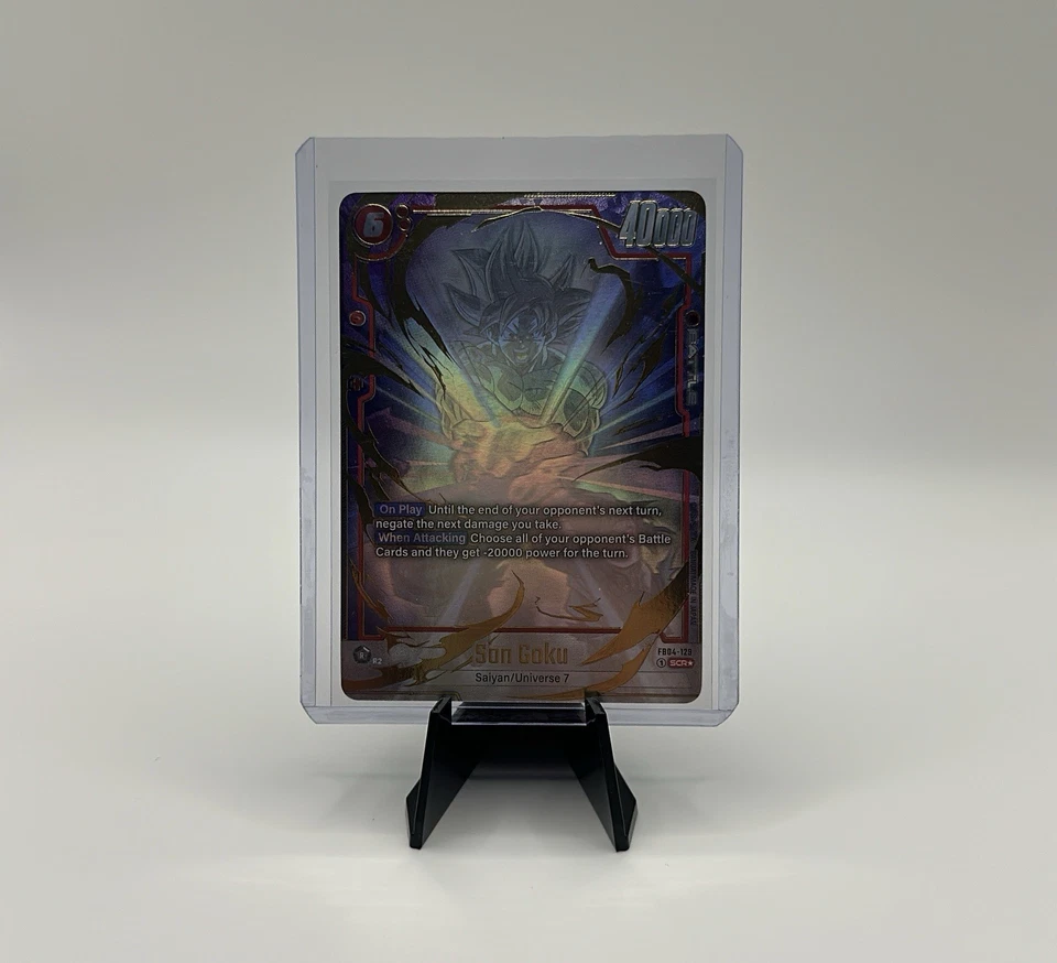Son Goku SCR FB04-129 Arte Alternativo Secreto Raro Dragon Ball Mundo Fusión Foto 1 de 1