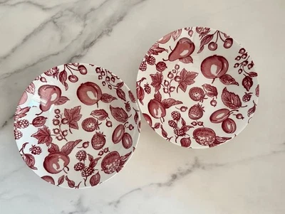 Burleigh Fruit Harvest Taza Platillo Cereal Cuenco 16cm Juego de Pares Foto 1 de 4