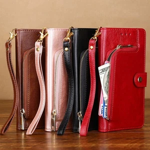 Genuine Leather Case For Sony Xperia 1 II III IV V VI VII 10 III Magnetic Cover - Picture 1 of 19
