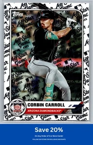 Corbin Carroll 2025 Topps All Star Game #18 Arizona Diamondbacks J32 - Bild 1 von 2