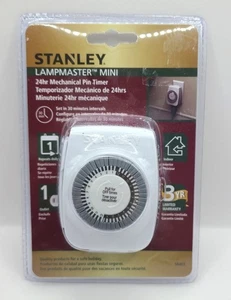 Stanley Lampmaster Mini 24 Stunden mechanische Pin Timer Neu in Verpackung - Bild 1 von 8