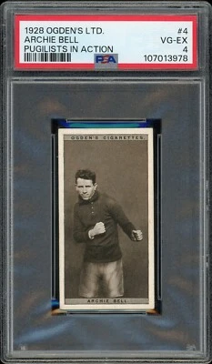 1928 Ogden's Pugilists in Action #4 Archie Bell PSA 4 Boxing - Image 1 of 2