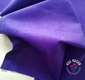 PURPLE PIG SUEDE SKINS soft supple Hides Craft Trimming fashion CHOOSE SIZE - Picture 1 of 10