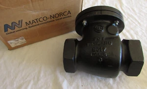 Matco Norca 115S10 - 3" Threaded Cast Iron Swing Check Valve - Picture 1 of 7