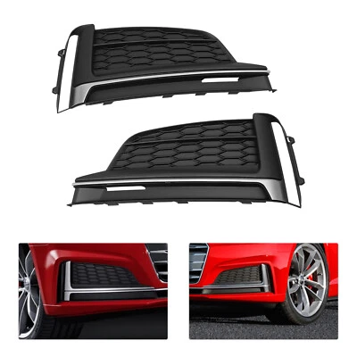 Front Bumper Fog Light Cover Fits For 2017 2018 2019 2020 Audi A5 Sport S5 Sline - Изображение 1 из 4