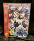 RoboCop 3 1993 Sega Genesis CIB avec manuel et carte d'enregistrement 