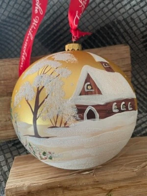 Weihnachtskugel Fensterkugel Christbaumkugel XXL - Bild 1 von 3