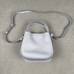 Madewell Damen kleine Sydney Leder Umhängetasche hellblau EUC UVP 168 $ - Bild 1 von 13