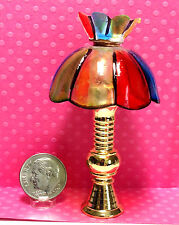 Dollhouse Miniature Lamp - Non Electric -Brass and Plastic Made by Concord #3