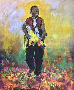 COLLAGE / POP ART / ACRILIC / Young Boy 12/2019 - Imagen 1 de 3