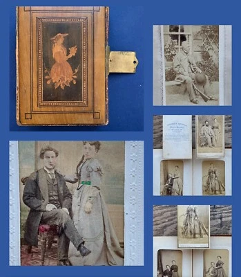 RARO Buenos Aires ARGENTINA Londres EDINBURGH Inglaterra CDV Álbum de Fotos 47 FOTOS Foto 1 de 4