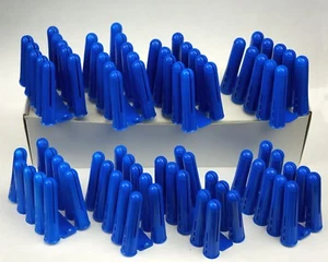 10 mm x 50 mm Wandbefestigung DIY Schraubloch Dübel blau 100/200/500/1000 Stück - Bild 1 von 2