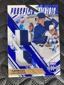 Gavin Lux ELITE Extra Edition /5 Short Print Dual Color Patch - Picture 1 of 2