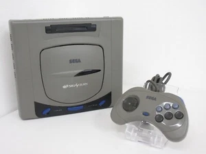 SEGA Sega Saturn console Controller set Gray Japan SS TESTED Free Shipping - Picture 1 of 10