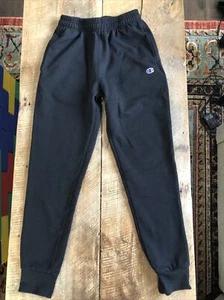Champion Authentic Athleticwear Black Soft Sweatpants Unisex - Small - Picture 1 of 3