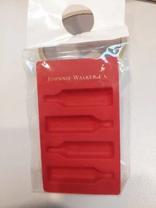 Johnnie Walker Scotch Whisky Silicone Bottle Shaped Ice Cube Tray Maker - Picture 1 of 2