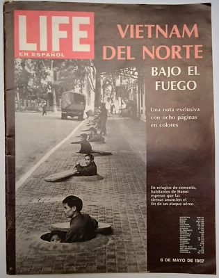 LIFE EN ESPAÑOL #9 MAY 1967 VIETNAM /OLIMPIADA DE 1968 /RAMSES /POLITCS MAGAZINE - Image 1 of 4