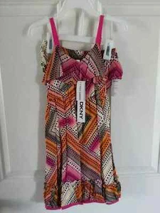 DKNY Multicolor Summer Dress for Girls NWT $46 - Picture 1 of 6