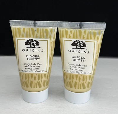 Jabón corporal salado Origins Ginger Burst 2 oz [Lote de 2] 1 oz cada uno nuevo sin caja Foto 1 de 4