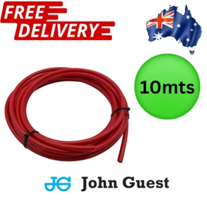 JOHN GUEST 12mm Red Tube | Hot Water Pipe High Pressure Caravan Hose - 10m Coil - Picture 1 of 11