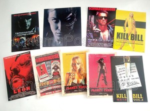 TERMINATOR #1 3 Kill Bill 2 LEON Grindhouse Tarantino 7 POST CARDS T3 Lenticular