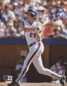 Ray Knight Signed New York Mets 8x10 Photo w/ 1986 WS MVP Becket BAS COA #2 - Picture 1 of 1