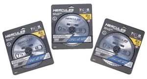 ๐น Lotto di 3 lame per seghetto da taglio metallo Hercules 7 1/4 48T 58357 - Foto 1 di 3
