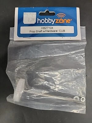 Eje de hélice Hobbyzone # HBZ7104 con hardware, CUB NUEVO EN PAQUETE Foto 1 de 2